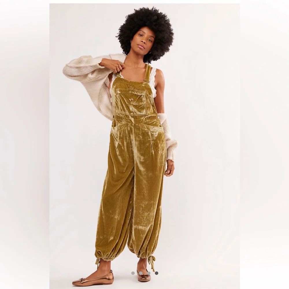 Free People Follow The Sun One Piece Overalls - Picture 2 of 9